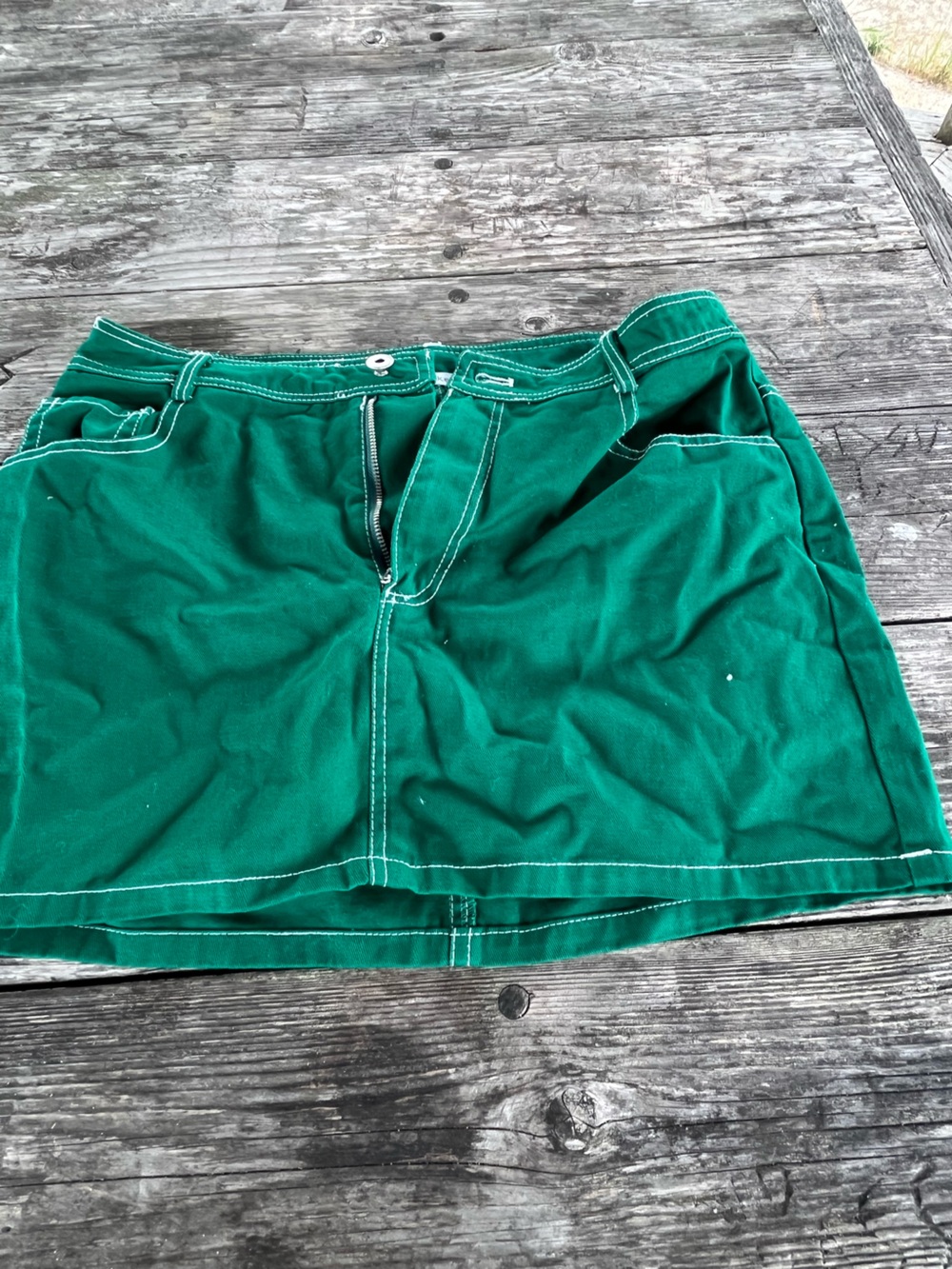MARKET GREEN MINI SHIRT, , good cond sz sm